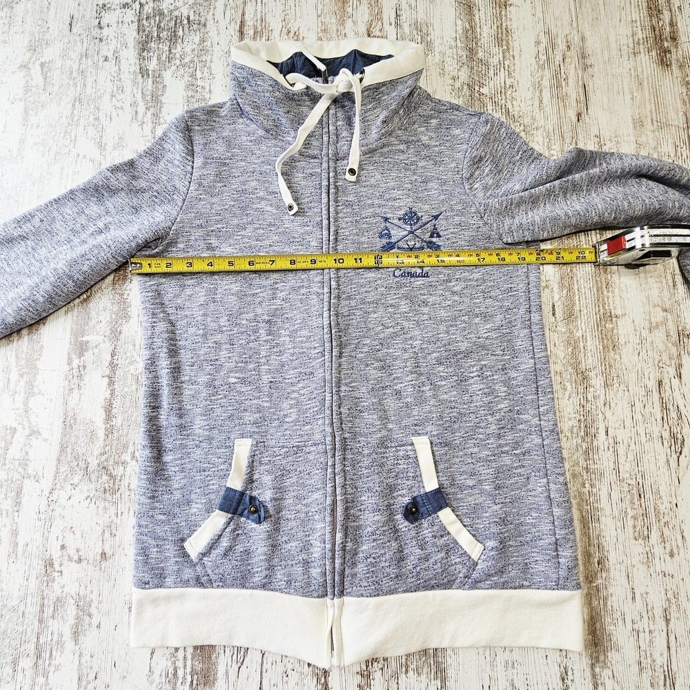 Sault Ste. Marie Canada Womens Zip Up Sweatshirt Size Large Embroidered - Picture 3 of 10
